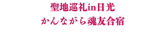 聖地巡礼in日光 かんながら魂友合宿